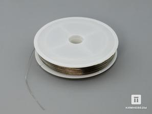 Фурнитура ювелирный тросик, для создания украшений, 0,45 мм (цвет серебро)