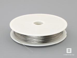 Фурнитура ювелирный тросик, для создания украшений, 0,35 мм (цвет серебро)