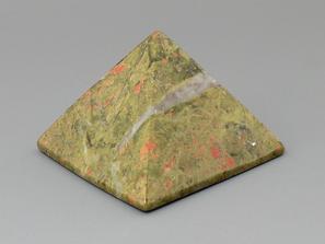 Унакит. Пирамида из унакита, 5х5 см