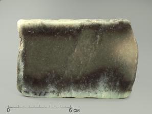 Нефрит моховой, полированный срез 12,5х8х1,3 см