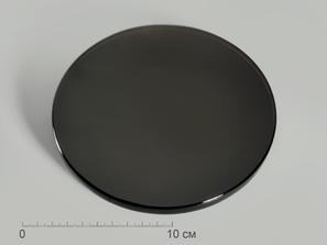 Срез обсидиана (обсидиановое зеркало), 15 см