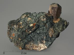 Лоренценит (рамзаит) в породе, 6,8х5х2,9 см