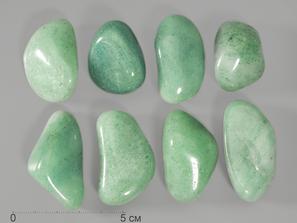 Авантюрин зелёный (светлый), крупная галтовка 3-5 см (25-30 г)