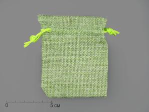 Мешочек зелёный «льняной», 9х7 см