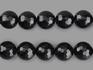 Бусины из шерла (чёрного турмалина), огранка, 10 шт. на нитке,12 мм, 16832, фото 1