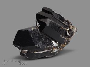 Морион (чёрный кварц), Кварц. Морион (чёрный кварц), сросток кристаллов 9х6х4,3 см