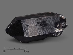 Морион (чёрный кварц), Кварц. Морион (чёрный кварц), кристалл 6,4х2,9х2,7 см