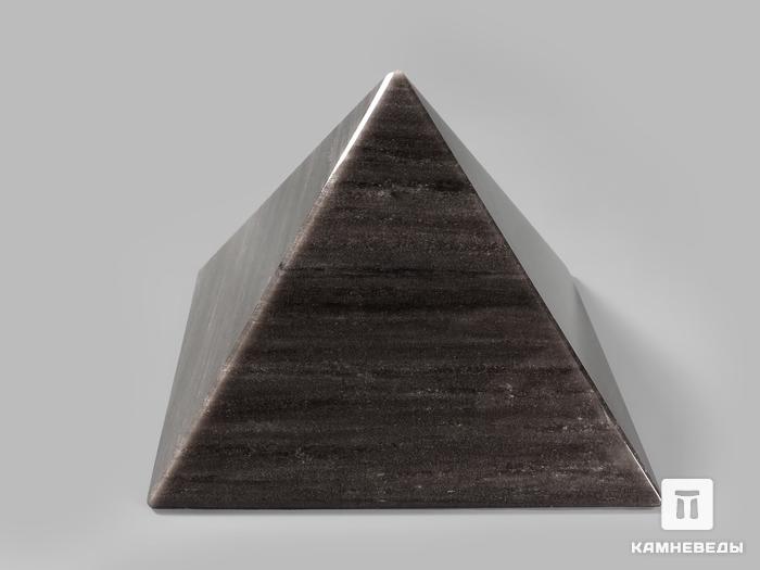 Пирамида из серебристого обсидиана, 10х10х7,5 см, 21000, фото 2
