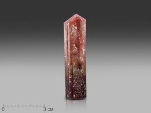 Рубеллит, Турмалин. Турмалин (рубеллит), кристалл 7х1,8х1,5 см