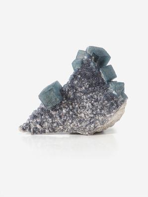 Флюорит, кристаллы на кварце 5,5-8 см