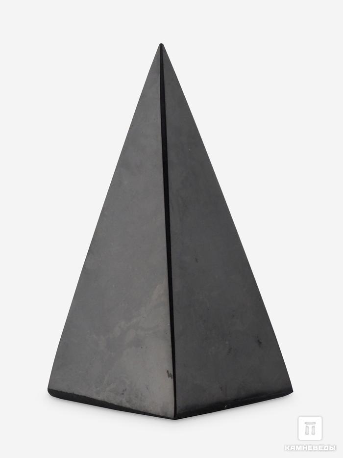 Пирамида из шунгита, полированная 7х3х3 см, 20-44/3, фото 2