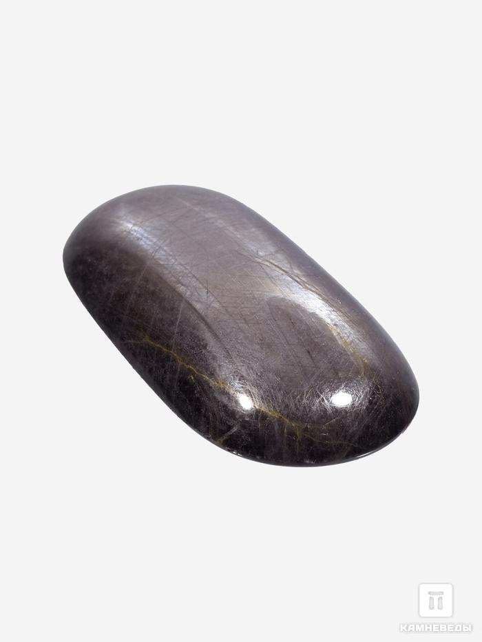 Корунд «Чёрный сапфир», кабошон 4,5х2,2х1 см (119 ct), 26762, фото 2