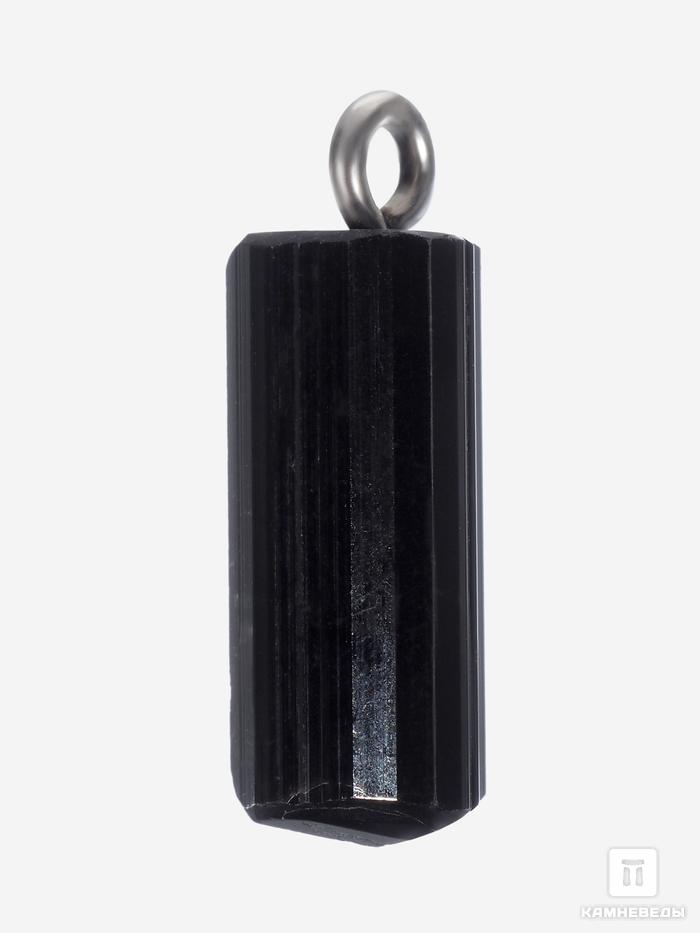 Кулон из кристалла шерла (чёрного турмалина), 1-1,5 см, 27398, фото 3
