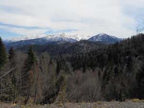 Вид на горы Лагонакского нагорья